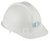 Hard Hat with Cap Lamp Bracket White, Safety PPE by Azulwear South Africa