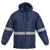 Safety yellow Ground Zero Freezer Jacket from Azulwear South Africa, displaying the front view with heavy-weight quilted padding, durable 100% polyester Oxford fabric, and a water-resistant outer layer. Shipped nationwide with rapid courier delivery across South Africa.