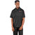 Front view of the Unisex Cannes Utility Top Short Sleeve by Azulwear, displaying the durable lightweight fabric, comfortable relaxed fit, and short-sleeve layout engineered for high-performance chef wear across South Africa
