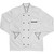 Front view of the White 100% Cotton Executive Long Sleeve Chef Jacket by Azulwear, showcasing the premium breathable cotton fabric, elegant double-breasted layout, and professional long sleeves from top chef wear suppliers across South Africa.