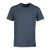 Front view of the Ash Navy Melange Urban Lifestyle T-Shirt by Azulwear, showcasing the premium textured corporate fabric optimized for custom t-shirt printing in Cape Town.
