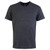 Front view of the Graphite Melange Heavyweight Lifestyle T-Shirt by Azulwear, showcasing the premium dark textured poly-cotton fabric built for professional corporate wear across South Africa.