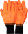 PVC Orange Freezer Gloves Knitted Wrist from  Azulwear PPE Safety South Africa