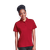 ort Golfer Ladies promotional clothing line by Azulwear South Africa texture detail showing the ultra-soft cotton knit material and durable side slit panels.