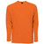 Men's orange 145g cotton long sleeve t-shirt by Azulwear Cape Town, South Africa