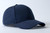 Navy UFlex 100% Birdseye Mesh 6 Panel Snapback Cap by Azulwear South Africa photographed from a side angle to showcase its breathable performance construction and sporty structure.