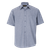 Navy Oxford short sleeve shirt for men on a model, corporate shirts by Azulwear South Africa. Features a tailored fit, chest pocket, and custom embroidery options.
