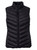Ladies Stellar Quilted Faux down S/less Bodywarmer - Black, Azulwear Corporate Clothing