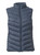 Ladies Stellar Quilted Faux down S/less Bodywarmer - Grey, Azulwear Corporate Clothing