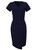 Navy Ladies Rolando Twill Polyester Simone Dress made from high-quality 100% polyester twill, designed for elegant corporate uniforms and professional executive office wear across South Africa.