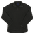Front look at the Black Ladies 300g Micro Fleece Top from Azulwear, showcasing the premium plush texture and 1/4 silver zip design. Ideal for professional corporate clothing and branded staff uniforms in Johannesburg