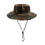 Camo green RipStop Bush Hat from Azulwear, highlighting the rugged green camouflage pattern, durable tear-resistant 100% cotton ripstop weave, and black ventilation eyelets ideal for outdoor hunting and safari tracking across South Africa