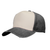 Grey and White Pigment Washed 5 Panel Cap by Azulwear South Africa shown in a direct, front-facing product shot highlighting its vintage aesthetic, clean two-tone contrast, and premium custom printing potential.