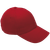 Red  Brushed Cotton 6 Panel Cap from Azulwear South Africa lifestyle shot of a person wearing the premium cap for outdoor corporate events.