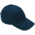 Navy Brushed Cotton 6 Panel promotional cap line by Azulwear South Africa texture detail showing the durable heavy weight cotton weave and pre-curved peak.
