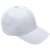 White Brushed Cotton 6 Panel Cap by Azulwear South Africa front view displaying the premium structured crown ready for custom embroidery.