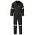 Black Trade Polycotton Conti Suit Reflective Arms & Legs by Azulwear Safety Workwear South Africa