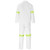 Trade Polycotton Conti Suit Reflective Arms & Legs - White, Azulwear Safety Workwear Trade Polycotton Conti Suit Reflective Arms & Legs - White, Azulwear Safety Workwear