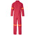 Back view of Red Conti Suit with Reflective Tape by Azulwear Workwear South Africa