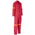 Side view of Red Conti Suit with Reflective Tape by Azulwear Workwear South Africa