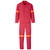 Front view of Red Conti Suit with Reflective Tape by Azulwear Workwear South Africa