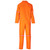 Trade Polycotton Conti Suit Reflective Arms & Legs - Orange Tape - Orange, Azulwear Safety Workwear