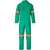 Trade Polycotton Conti Suit Reflective Arms & Legs - Orange Tape - Emerald Green, Azulwear Safety Workwear Trade Polycotton Conti Suit Reflective Arms & Legs - Orange Tape - Emerald Green, Azulwear Safety Workwear