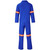 100% Cotton Conti Suit Reflective Arms & Legs - Orange Tape - Royal Blue, Azulwear Safety Workwear 100% Cotton Conti Suit Reflective Arms & Legs - Orange Tape - Royal Blue, Azulwear Safety Workwear