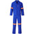 100% Cotton Conti Suit Reflective Arms & Legs - Orange Tape - Royal Blue, Azulwear Safety Workwear 100% Cotton Conti Suit Reflective Arms & Legs - Orange Tape - Royal Blue, Azulwear Safety Workwear