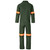 Acid Resistant Conti Suit Reflective Arm & Legs - Orange Tape - Back View, Azulwear Safety Workwear