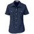 Navy Wildstone Ladies Short Sleeve Outdoor Shirt made from heavy-duty 150g cotton twill, designed for safari field uniforms and lodge workwear across South Africa.