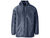 Navy blue Arctic Double-Lined Freezer Jacket from Azulwear shown from a front view, displaying the heavy-duty water-resistant polyester Oxford shell, protective insulated hood, one Monza style chest pocket, and two Monza style bottom pockets rated for protection down to -15°C across Western Cape