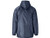 Navy blue Arctic Double-Lined Freezer Jacket from Azulwear shown from a back view, highlighting the clean broad back panel layout ideal for custom corporate logo branding, robust windproof build, and extended coverage area designed for industrial cold room environments across South Africa