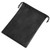 Black Quando Non-Woven Drawstring Pouch