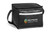 Black Brighton non-woven 6-can cooler bag with custom company logo branding Johannesburg