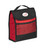 Red Foldz lunch cooler bag with promotional company logo branding for major city buyers