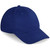 Blue Promotional Basic 6 Panel Cap by Azulwear South Africa photographed from a lateral profile angle to highlight its vibrant corporate blue aesthetic and durable build for corporate promotion giveaways.