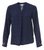 Venice K231 L/S Blouse - Navy/White, Azulwear Corporate Clothing
