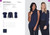 Venice K231 L/S Blouse, Azulwear Corporate Clothing