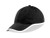 Black and White New Jersey 6 Panel Cap by Azulwear Headwear Suppliers in Cape Town, South Africa