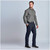 Mens Navy Model wearing the tailored Men's Stretch Chino Pants featuring a sleek modern fit, slanted side pockets, and back jet pockets, ideal for South African corporate environments by Azulwear.