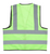 Reflective Vest with Zip & ID (S) | Emerald Green - Back, Azulwear PPE Workwear Reflective Vest with Zip & ID (S) | Emerald Green - Back, Azulwear PPE Workwear