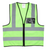 Reflective Vest with Zip & ID (S) | Emerald Green - Front, Azulwear PPE Workwear Reflective Vest with Zip & ID (S) | Emerald Green - Front, Azulwear PPE Workwear