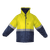 Navy and yellow Two Tone Ground Zero jacket from Azulwear South Africa, displaying the heavy-duty weather-resistant Oxford shell and brilliant silver reflective sleeve bands. Dispatched countrywide with reliable courier delivery across South Africa.
