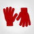 Red Aspen Gloves from Azulwear South Africa close up shot highlighting the high quality warm fabric weave and secure stitched wrist cuffs.