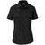 Black Ladies Short Sleeve Kensington Shirt, high-quality corporate clothing by Azulwear, providing the best smart-casual design in Durban.