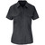 Grey Ladies Short Sleeve Kensington Shirt, stylish corporate clothing by Azulwear, presenting the best office uniform finish in Cape Town.