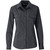 Charcoal Ladies Long Sleeve Kensington Shirt, stylish corporate clothing by Azulwear, presenting the best office uniform finish in Nelspruit.