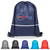 Brighton Non-Woven Drawstring Bag by Azulwear South Africa front view displaying the textured fabric surface ready for promotional branding.