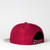Back view of the Burgundy versatile everyday 6 panel corporate cap with high-quality custom branding, nationwide stock orders by Azulwear South Africa.